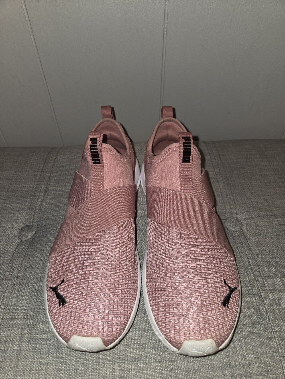 Puma Women's Slip-On Athletic Sneakers in Rose; very lighly worn